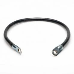 UNIVERSEL Fil De Masse Noir Avec Cosses - 30 Cm