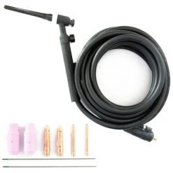 AWELCO Torche Tig à Valve 17V Connecteur 10/25 + Accessoires Kit De Démarrage