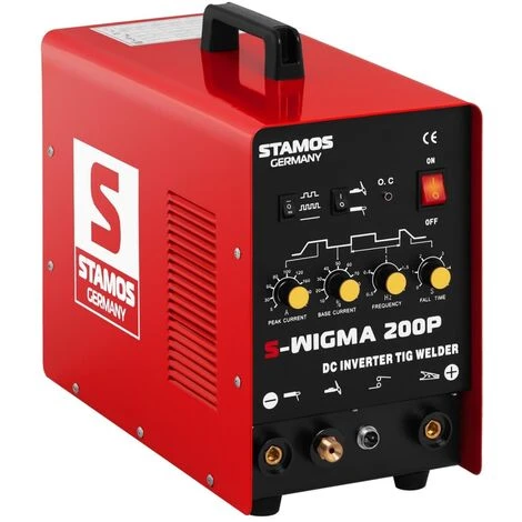 Stamos Welding Poste Souder Soudage Pulse Puls Tig Wig Mma Inverter Dc Hf 200A - Rouge 2 Stamos Welding Poste Souder Soudage Pulse Puls Tig Wig Mma Inverter Dc Hf 200A - Rouge – Image 2