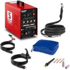 Stamos Welding Poste Souder Soudage Pulse Puls Tig Wig Mma Inverter Dc Hf 200A - Rouge 9 Stamos Welding Poste Souder Soudage Pulse Puls Tig Wig Mma Inverter Dc Hf 200A - Rouge -Soudure à l'arc Soldes 13813828 5