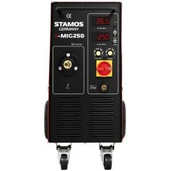 STAMOS Poste A Souder Mig Mag Alu Soudage Soudure Semi-Auto Au Fil Pro Avec Gaz 250A - Blanc -Soudure à l'arc Soldes 13813830 5