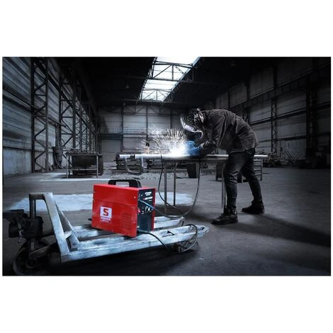 STAMOS Poste A Souder Mig Mag Soudage Soudure Semi-Auto A Fil Pro Semi-Automatique 250A - Rouge 4 STAMOS Poste A Souder Mig Mag Soudage Soudure Semi-Auto A Fil Pro Semi-Automatique 250A - Rouge – Image 4