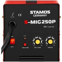 STAMOS Poste A Souder Mig Mag Soudage Soudure Semi-Auto A Fil Pro Semi-Automatique 250A - Rouge 9 STAMOS Poste A Souder Mig Mag Soudage Soudure Semi-Auto A Fil Pro Semi-Automatique 250A - Rouge -Soudure à l'arc Soldes 13813856 5