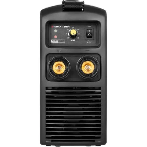 STAMOS Poste Souder Soudage A Arc Soudure Mma Technologie Inverter Igbt Intensite 180A - Noir 4 STAMOS Poste Souder Soudage A Arc Soudure Mma Technologie Inverter Igbt Intensite 180A - Noir – Image 4