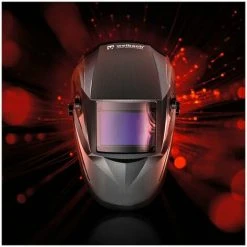 STAMOS Masque De Soudure Automatique Casque Soudage Assombrissement Solaire 100 X 65 Mm - Argent -Soudure à l'arc Soldes 13814310 4