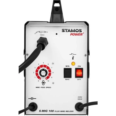 STAMOS Poste A Souder Mig Sans Gaz Semi Automatique Fcaw Fil Fourre Flux 230 V 90 - Rouge 2 STAMOS Poste A Souder Mig Sans Gaz Semi Automatique Fcaw Fil Fourre Flux 230 V 90 - Rouge – Image 2