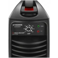 STAMOS Poste A Souder A L'Arc Electrique Soudure Electrode Enrobée Dc Mma 200 Amp 230 V - Argent -Soudure à l'arc Soldes 13814362 4