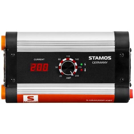 Stamos Poste À Souder À L'Arc Électrique Mma Inverter 200 Amp Electrode Enrobée - Argent 4 Stamos Poste À Souder À L'Arc Électrique Mma Inverter 200 Amp Electrode Enrobée - Argent – Image 4