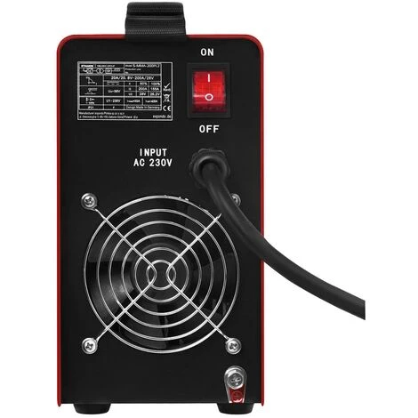 Stamos Poste À Souder À L'Arc Mma Soudure Electrode Inverter Igbt Led 200A - Argent 5 Stamos Poste À Souder À L'Arc Mma Soudure Electrode Inverter Igbt Led 200A - Argent – Image 5