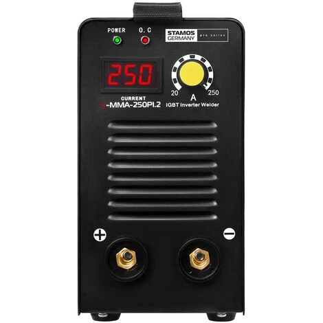 Poste à Souder à L'arc Mma Soudure Electrode Inverter Igbt Led 20–250A Stamos - Rouge 2 Poste à Souder à L'arc Mma Soudure Electrode Inverter Igbt Led 20–250A Stamos - Rouge – Image 2