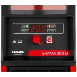 STAMOS Poste À Souder Soudeuse Tig Mma 10-200 A Amorçage Chaud/Contact Milieu Humide - Argent -Soudure à l'arc Soldes 13815134 4