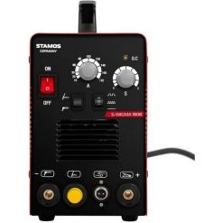 STAMOS Poste À Souder TIG DC MMA Arc HF Pulse 180 A 2/250 Hz Post-Gaz 1-5 S Aluminium - Argent, Gris Foncé -Soudure à l'arc Soldes 13815331 3