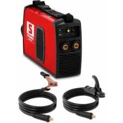 STAMOS Poste à Souder à L'Arc MMA Onduleur IGBT Inverter Portable Hot Start 200 A 230V - Rouge -Soudure à l'arc Soldes 14222031 5