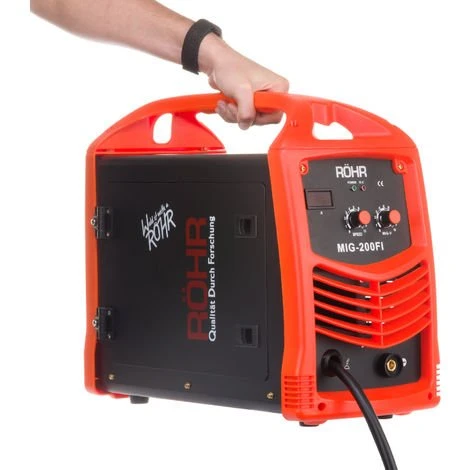 RÖHR Onduleur De Soudeur ROHR MIG-200FI MIG 240V / 200 Ampères IGBT DC Fil De Flux De Gaz Machine à Souder Portable - Garantie 1 An 2 RÖHR Onduleur De Soudeur ROHR MIG-200FI MIG 240V / 200 Ampères IGBT DC Fil De Flux De Gaz Machine à Souder Portable - Garantie 1 An – Image 2