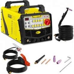 STAMOS Poste à Souder AC/DC TIG MMA WIG 225A Inverter De Soudage Hf Aluminium Puls - Vert, Gris -Soudure à l'arc Soldes 17612928 5