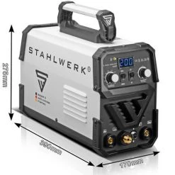 STAHLWERK DC TIG 200 ST IGBT - Soudeuse Combinée TIG Avec 200 A Avec Fonction MMA , Garantie De 7 Ans, Soudure De L'acier, De L'acier Inoxydable Etc. -Soudure à l'arc Soldes 19154630 5