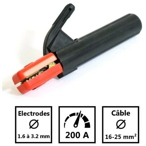 TRAFIMET DISTRIBUTION Pince Porte électrode 150-200 A Soudure à L'arc - Baguette électrodes De 1.6 à 3.2 Mm 2 TRAFIMET DISTRIBUTION Pince Porte électrode 150-200 A Soudure à L'arc - Baguette électrodes De 1.6 à 3.2 Mm – Image 2