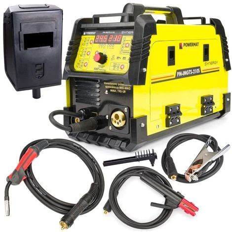 HUCOCO POWER TOOL - Poste à Souder Inverter 210A MIG / MAG / MMA / LIFT-TIG Synergic - Hot Start + Anto Stick + Arc Force - Jaune 5 HUCOCO POWER TOOL - Poste à Souder Inverter 210A MIG / MAG / MMA / LIFT-TIG Synergic - Hot Start + Anto Stick + Arc Force - Jaune – Image 5