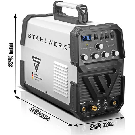 STAHLWERK DC TIG 200 Puls ST équipement Complet - Machine à Souder TIG Professionnelle Avec MMA E-hand, Adaptée Aux Tôles Fines Grâce à La Fonction D'impulsion, Avec Fonction Pédale, Garantie 7 Ans*. 3 STAHLWERK DC TIG 200 Puls ST équipement Complet - Machine à Souder TIG Professionnelle Avec MMA E-hand, Adaptée Aux Tôles Fines Grâce à La Fonction D'impulsion, Avec Fonction Pédale, Garantie 7 Ans*. – Image 3