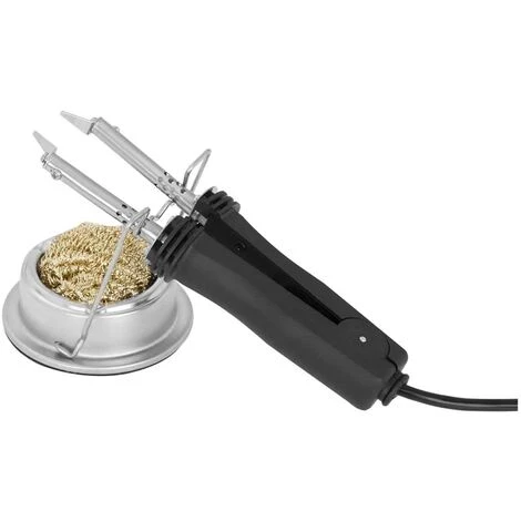 STAMOS Station De Soudage Dessoudage Numérique ESD SMD Fer À Souder Support Éponge 80W - Argent 4 STAMOS Station De Soudage Dessoudage Numérique ESD SMD Fer À Souder Support Éponge 80W - Argent – Image 4