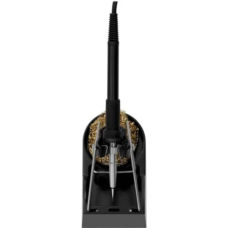 STAMOS Station De Soudage Dessoudage LED Numérique ESD Fer À Souder Support Éponge 100W - Noir, Blanc 4 STAMOS Station De Soudage Dessoudage LED Numérique ESD Fer À Souder Support Éponge 100W - Noir, Blanc – Image 4