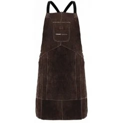 STAMOS Tablier Soudeur Soudure Soudage Vêtements Protection Sécurité Cuir De Vache XL - Marron -Soudure à l'arc Soldes 24394502 3