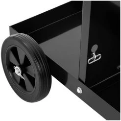 STAMOS Chariot De Soudage Mobile Atelier Soudure Support Bouteilles Poste À Souder 80kg - Noir -Soudure à l'arc Soldes 24394579 4