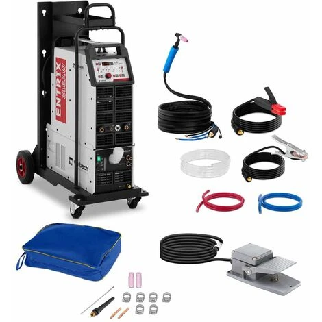 STAMOS Poste à Souder à L'arc Soudure Soudage Alu Eau MMA TIG AC/DC Hot Start 315A 400V - Noir 1 STAMOS Poste à Souder à L'arc Soudure Soudage Alu Eau MMA TIG AC/DC Hot Start 315A 400V - Noir