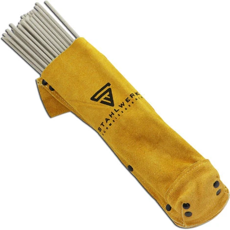 STAHLWERK Pochette D'électrodes/Étuis Pour électrodes Et Baguettes De Soudage En Cuir Véritable Résistant à La Chaleur Et Au Feu 1 STAHLWERK Pochette D'électrodes/Étuis Pour électrodes Et Baguettes De Soudage En Cuir Véritable Résistant à La Chaleur Et Au Feu