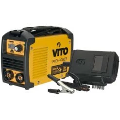 VITO PRO-POWER Poste à Souder Inverter VITO 140 + Cagoule LCD VITO 9/13 + Lot 12 électrodes Acier Ø 2.5mm -Soudure à l'arc Soldes 27184523 5