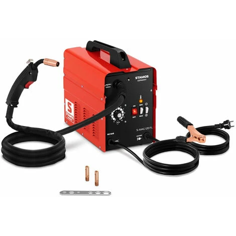 HELLOSHOP26 Poste à Souder MIG/MAG Sans Gaz - 120 A 1 HELLOSHOP26 Poste à Souder MIG/MAG Sans Gaz - 120 A