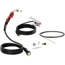 STAMOS Poste À Souder À L'Arc Gaz Inverter IGBT MIG/MAG MMA TIG FCAW Synergique 200A - Blanc, Blanc Mat -Soudure à l'arc Soldes 31650349 4