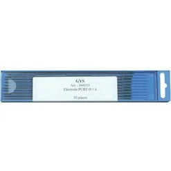 GYS VE : 10 Electrode En Tungstene (vert) WIG ALU, 150 Mm, D : 2,4mm Pour WIG Onduleur De Soudage