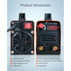 TIGA Machine De Soudage électrique Portable ZX7-250 250A 220V Mini MMA ARC IGBT Avec électrode Isolée -Soudure à l'arc Soldes 35626504 3