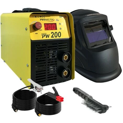 Poste à Souder à L'arc PW200 INVERTER Numérique PROWELTEK + Mallette Luxe + Cagoule Automatique 2 Capteurs PROWELTEK Solaire 1 Poste à Souder à L'arc PW200 INVERTER Numérique PROWELTEK + Mallette Luxe + Cagoule Automatique 2 Capteurs PROWELTEK Solaire