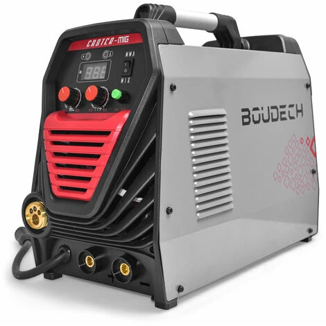 Boudech CASTER-MIG 160Amp Machine à Souder En Fil Continu Avec Double Fonction MIG/MMA. Fourni Avec Un Pistolet De Soudage, Une Pince De Terre, Un Porte-électrode, Des Brosses Et Un Masque De Soudage. Certifié CE 1 Boudech CASTER-MIG 160Amp Machine à Souder En Fil Continu Avec Double Fonction MIG/MMA. Fourni Avec Un Pistolet De Soudage, Une Pince De Terre, Un Porte-électrode, Des Brosses Et Un Masque De Soudage. Certifié CE