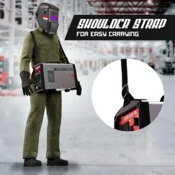 Boudech CASTER-TIG Soudeuse à L'arc Avec Technologie Inverter 200 Amp. TIG/MMA Double Fonction Avec Déclencheur Haute Fréquence Et Système De Protection VDR. Fourni Avec Une Torche TIG, Un Porte-électrode, Une Pince De Terre, Un Câble De 3 M Et Des Brosses. Certi -Soudure à l'arc Soldes 40237719 5