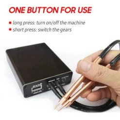 ASUPERMALL Diy Mini Spot Soudeur 5 Engrenages Portable Portable Reglable Machine De Soudage A La Machine A Accusation Rapide Batterie De Lithium Avec Stylo De Soudage Sur Place Cable De Charge En Nickel, Noir -Soudure à l'arc Soldes 40458771 5