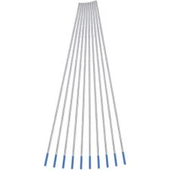 ALMI 10 Pièces électrodes De Tungstène De Soudage. Pointe Bleue D'électrode Lanthane 1.0/1.6/2.4mm. Tige D'électrode De Tungstène De Soudage De Qualité Supérieure Lanthane à 2%(1.6 X 150 Mm) -Soudure à l'arc Soldes 45860723 4