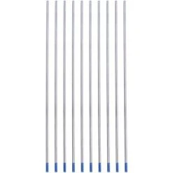 ALMI 10 Pièces électrodes De Tungstène De Soudage, Pointe Bleue D'électrode Lanthane 1.0/1.6/2.4mm, Tige D'électrode De Tungstène De Soudage De Qualité Supérieure Lanthane à 2%(2,4 X 175 Mm) 9 ALMI 10 Pièces électrodes De Tungstène De Soudage, Pointe Bleue D'électrode Lanthane 1.0/1.6/2.4mm, Tige D'électrode De Tungstène De Soudage De Qualité Supérieure Lanthane à 2%(2,4 X 175 Mm) -Soudure à l'arc Soldes 45860726 5