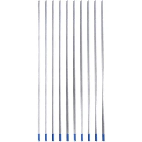 ALMI 10 Pièces électrodes De Tungstène De Soudage, Pointe Bleue D'électrode Lanthane 1.0/1.6/2.4mm, Tige D'électrode De Tungstène De Soudage De Qualité Supérieure Lanthane à 2%(2,4 X 175 Mm) 5 ALMI 10 Pièces électrodes De Tungstène De Soudage, Pointe Bleue D'électrode Lanthane 1.0/1.6/2.4mm, Tige D'électrode De Tungstène De Soudage De Qualité Supérieure Lanthane à 2%(2,4 X 175 Mm) – Image 5