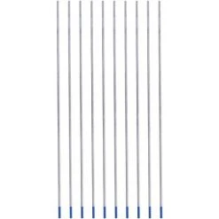 ALMI 10 Pièces électrodes De Tungstène De Soudage. Pointe Bleue D'électrode Lanthane 1.0/1.6/2.4mm. Tige D'électrode De Tungstène De Soudage De Qualité Supérieure Lanthane à 2%(1.6 X 175 Mm) -Soudure à l'arc Soldes 45861342 3