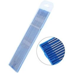 ALMI 10Pcs WL20 Tungstène Électrodes De Soudage Lanthane Pointe Réglé 1.0/1.6/2.4mm (Bleu)(1.0 * 150mm) -Soudure à l'arc Soldes 45861682 4