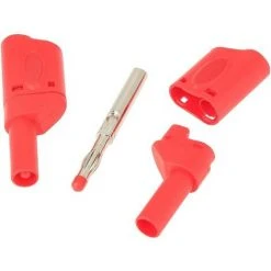 GUAZHUNIFR Fiche Connecteurs Bananes Enfichables 4 Mm De Sécurité Entièrement Isolés Rouge Noir Guazhuni 10 Pièces -Soudure à l'arc Soldes 46561032 4