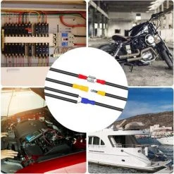 GUAZHUNIFR Cosses Electriques , Fiches Et Embases Plates Connecteurs à Sertir Assortiment Connecteurs électriques Connecteurs Bout à Bout Kits De Bornes De Connexion Jeu De Gaines Thermorétractables Guazhuni 480 Pièces 9 GUAZHUNIFR Cosses Electriques , Fiches Et Embases Plates Connecteurs à Sertir Assortiment Connecteurs électriques Connecteurs Bout à Bout Kits De Bornes De Connexion Jeu De Gaines Thermorétractables Guazhuni 480 Pièces -Soudure à l'arc Soldes 46561033 5
