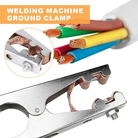 ECHOO Pince De Masse, Pince Soudure, 1 Pince De Terre De Soudage, Fait De Fer + Laiton, Solide Et Durable, Matériel De Soudage Professionnel 4 ECHOO Pince De Masse, Pince Soudure, 1 Pince De Terre De Soudage, Fait De Fer + Laiton, Solide Et Durable, Matériel De Soudage Professionnel – Image 4