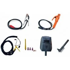 GRANDMASTER Spark - Poste A Souder TIG MMA 200A / 220V DC, Affichage Numérique, Taille Maximale Des Électrodes 4.00mm, Machine À Souder Portable À Onduleur, Soudeuse À L'arc, Accessoires Inclus -Soudure à l'arc Soldes 48677470 4