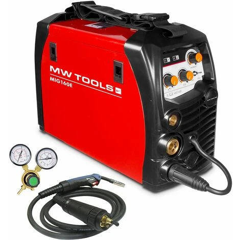 Pack POSTE À SOUDER ONDULEUR MIG-MAG-FLUX 160A - MANOMÈTRE INCLUS + Casque + Chariot + Bobine De Fil MW-Tools PACKMIG160E 2 Pack POSTE À SOUDER ONDULEUR MIG-MAG-FLUX 160A - MANOMÈTRE INCLUS + Casque + Chariot + Bobine De Fil MW-Tools PACKMIG160E – Image 2