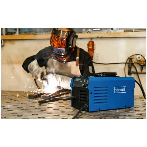 Poste à Souder SCHEPPACH - 90 A - 3 Bobines De Fil Fourré - Masque à Souder - Brosse Métallique - WSE3500 2 Poste à Souder SCHEPPACH - 90 A - 3 Bobines De Fil Fourré - Masque à Souder - Brosse Métallique - WSE3500 – Image 2