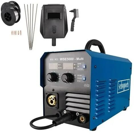 SOUDEUSE POSTE À SOUDER 200A SCHEPPACH WSE5000Multi 1 SOUDEUSE POSTE À SOUDER 200A SCHEPPACH WSE5000Multi